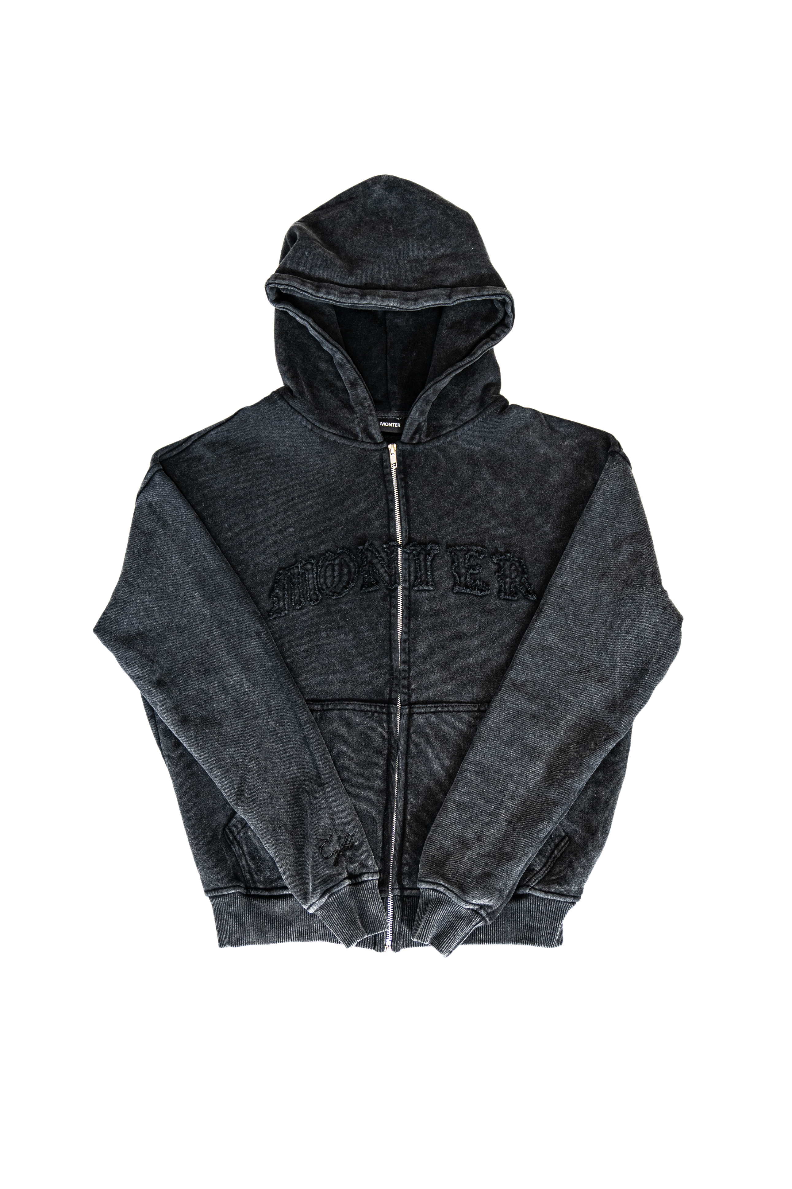 Eight zipper hoodie