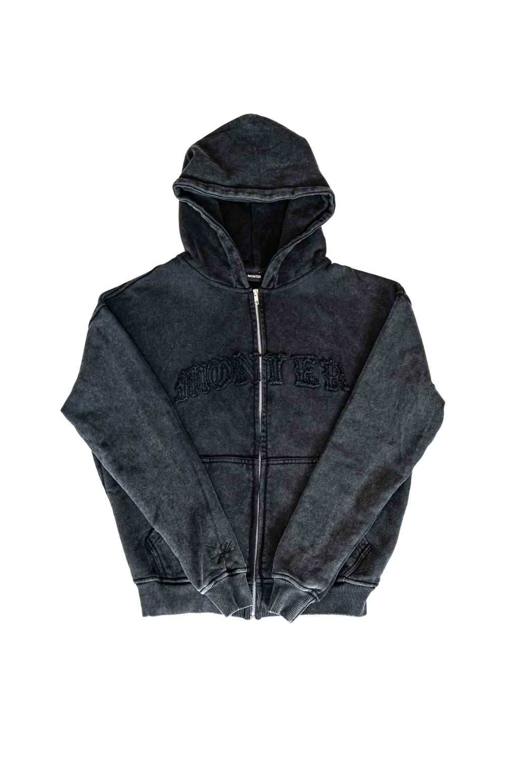 Eight zipper hoodie
